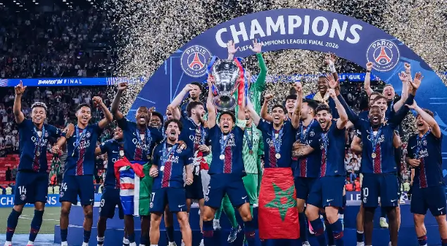 PSG juara back to back Liga Champions. Foto X PSG.
