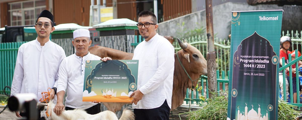 Telkomsel Salurkan 720 Hewan Kurban ke 46.000 Penerima Manfaat