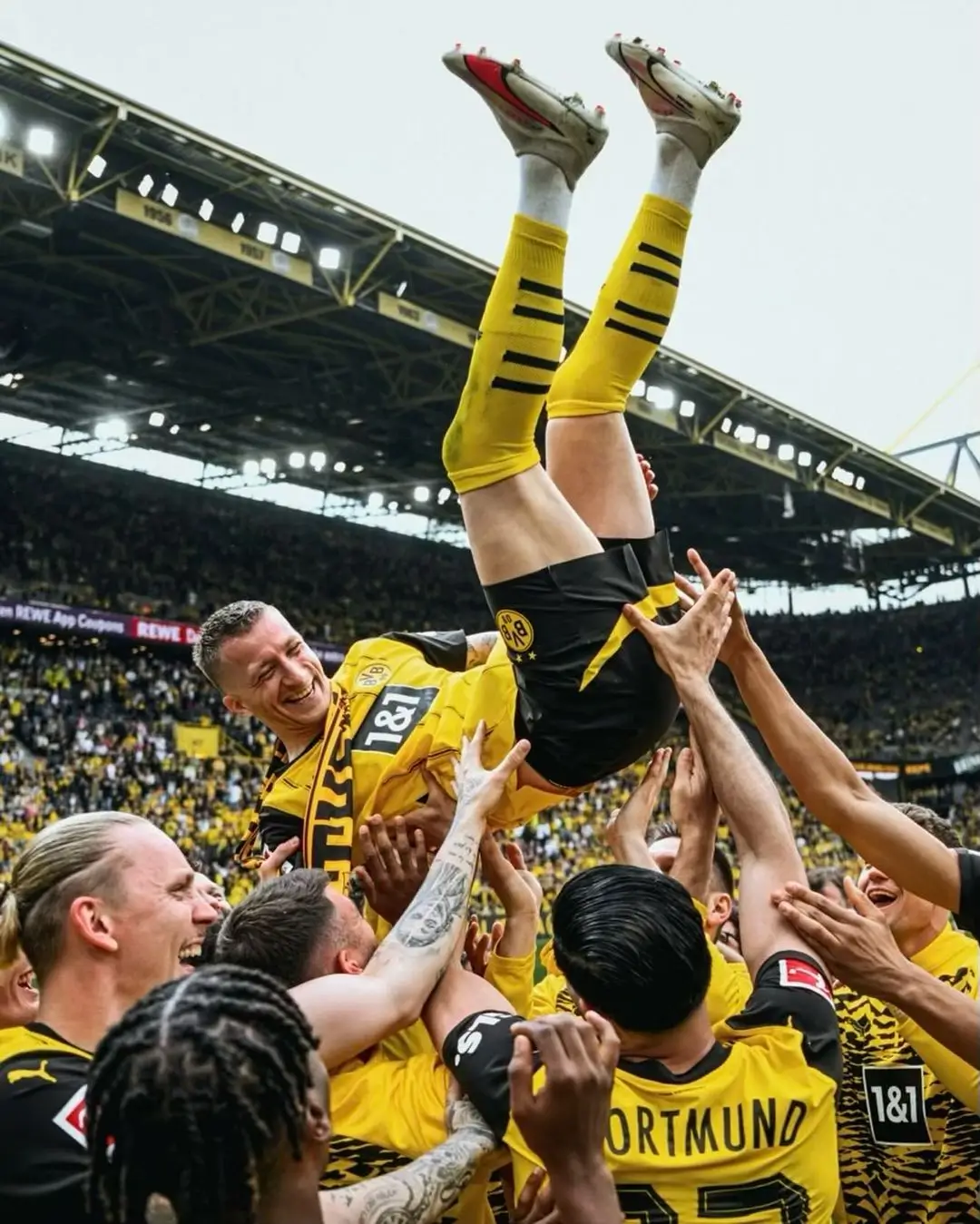 Borussia Dortmund bekerja sama dengan perusahaan senjata, Rheinmetall. (Foto: Instagram Borussia Dortmund)