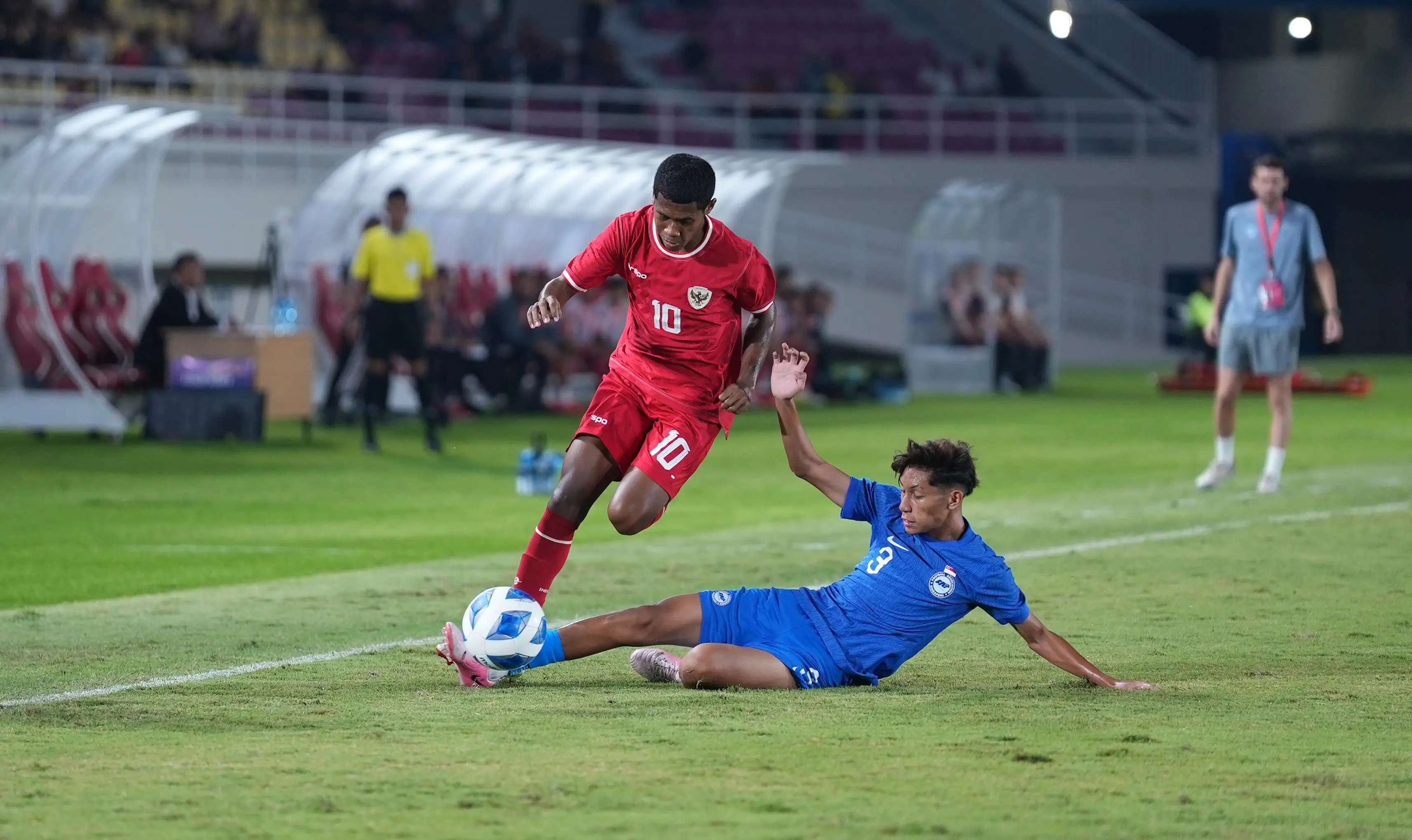 Timnas Indonesia U-16 membuka perjalanannya di Piala AFF U-16 2024. Foto: Istimewa