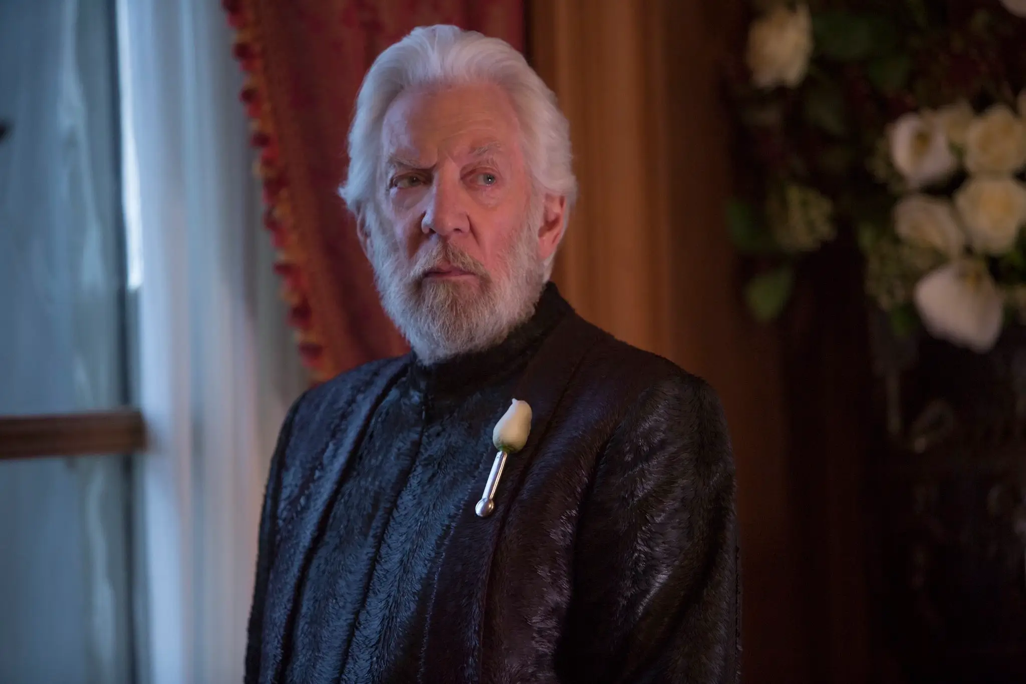 Foto: Donald Sutherland sebagai President Snow (X.com/TheHungerGames)