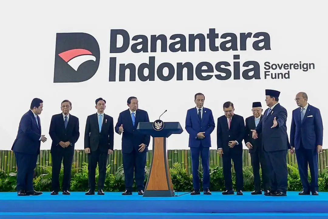 Foto: Peluncuran Danantara Indonesia (instagram.com/danantara.indonesia)