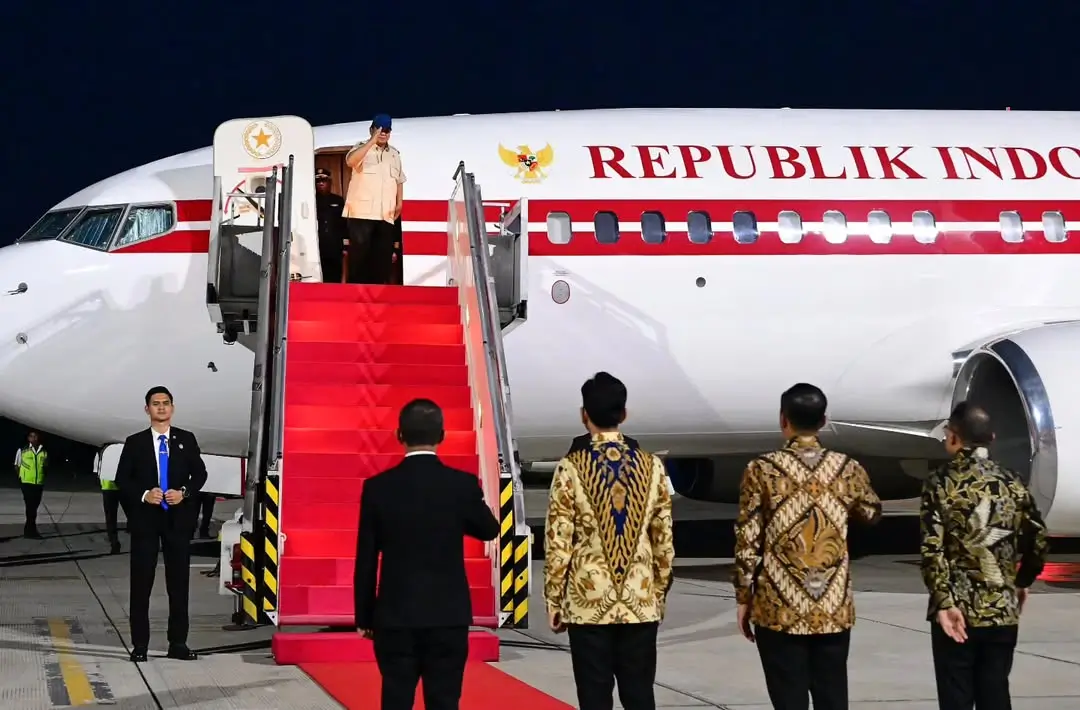 Presiden Prabowo bertolak ke Singapura dan Rusia pada Minggu (15/06/25)  untuk lakukan kunjungan kenegaraan. (Foto: Instagram/secretariat.kabinet)