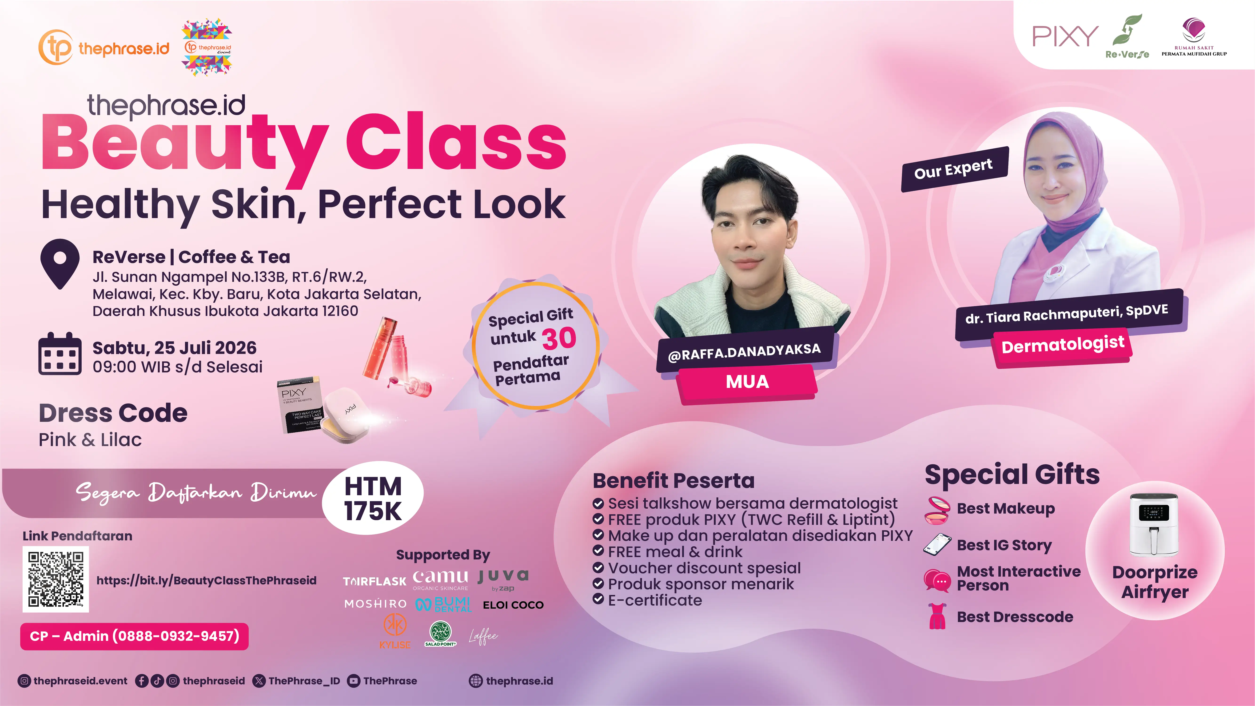 Cuma RP175 Ribu! Ikuti Beauty Class ThePhrase.id x PIXY, Banjir Hadiah hingga Air Fryer