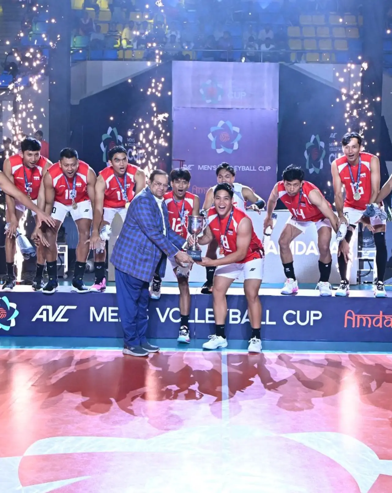 Sejarah Tercipta di India  Timnas Voli Putra Indonesia Juara AVC Men   s Cup 2026