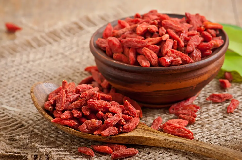 Goji berry kering. (Foto: freepik/timolina)