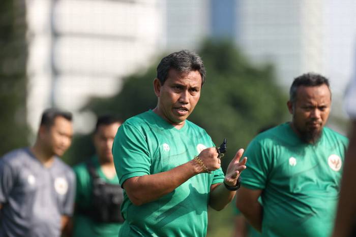 Pelatih Timnas Indonesia U-17, Bima Sakti. Foto: PSSI
