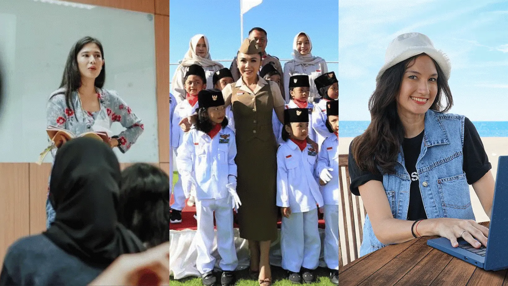 Kiri – Kanan: Dian Sastrowardoyo, Yuni Shara, dan Nadine Chandrawinata (Foto: instagram.com/ therealdisastr, cahayapermataabadi, nadinelist)