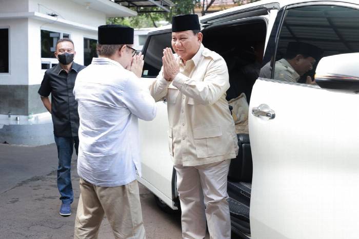 Pertemuan Tertutup Prabowo Cak Imin  Bahas Koalisi dan Cawapres