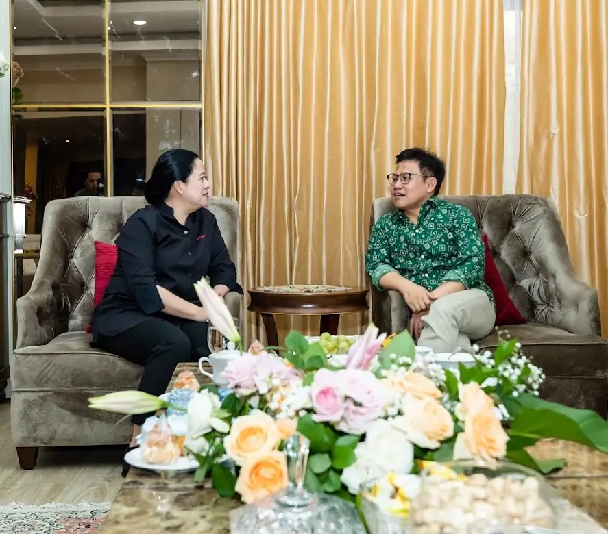 Ketua DPP PDI Perjuangan Puan Maharani dan Ketua Umum PKB Muhaimin Iskandar. (Foto: Instagram/puanmaharaniri)