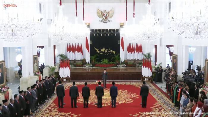 Reshuffle Kabinet  Jokowi Lantik Menkominfo dan 5 Wakil Menteri Baru