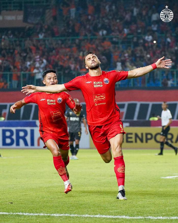 Striker Persija Jakarta, Marko Simic dikabarkan ingin tingalkan Persija Jakarta. Foto: Persija