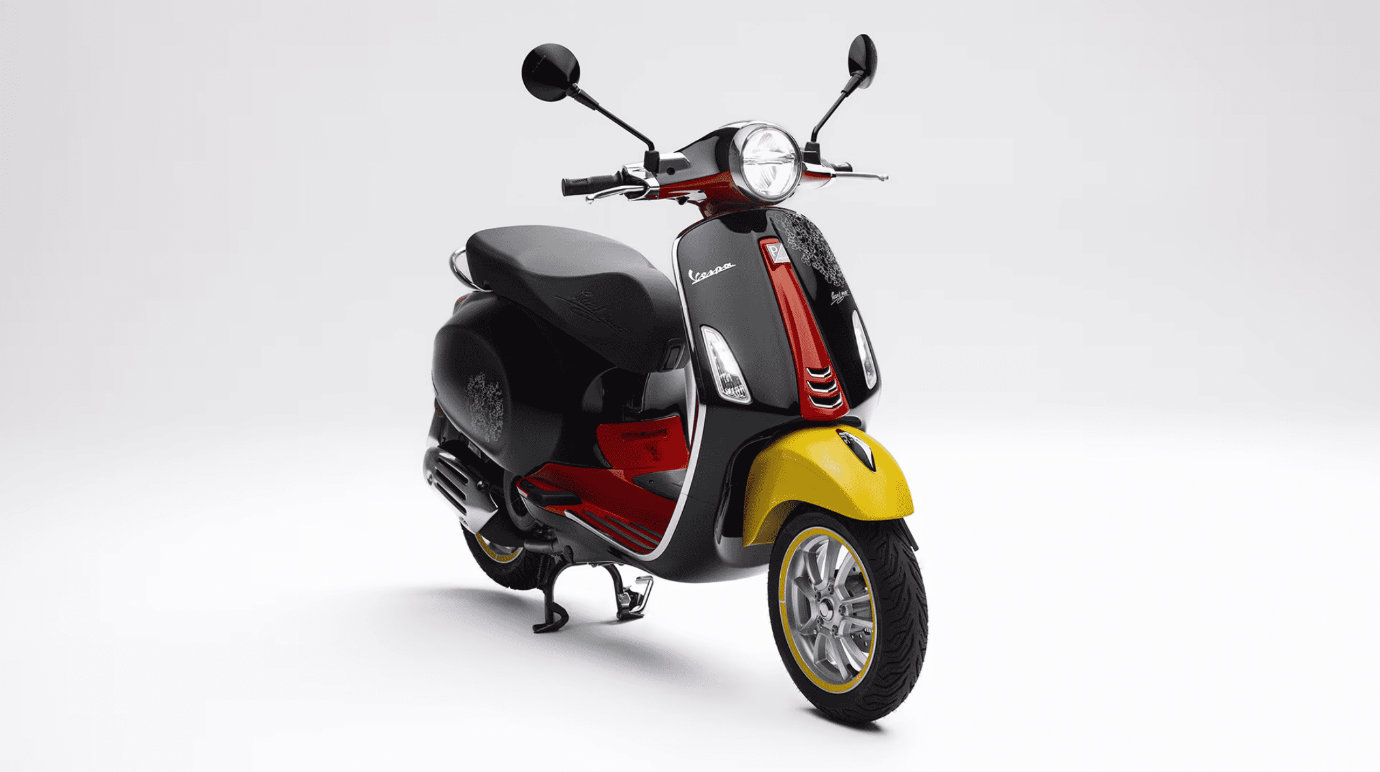 Vespa x Disney Mickey Mouse Edition. (Foto: Istimewa)