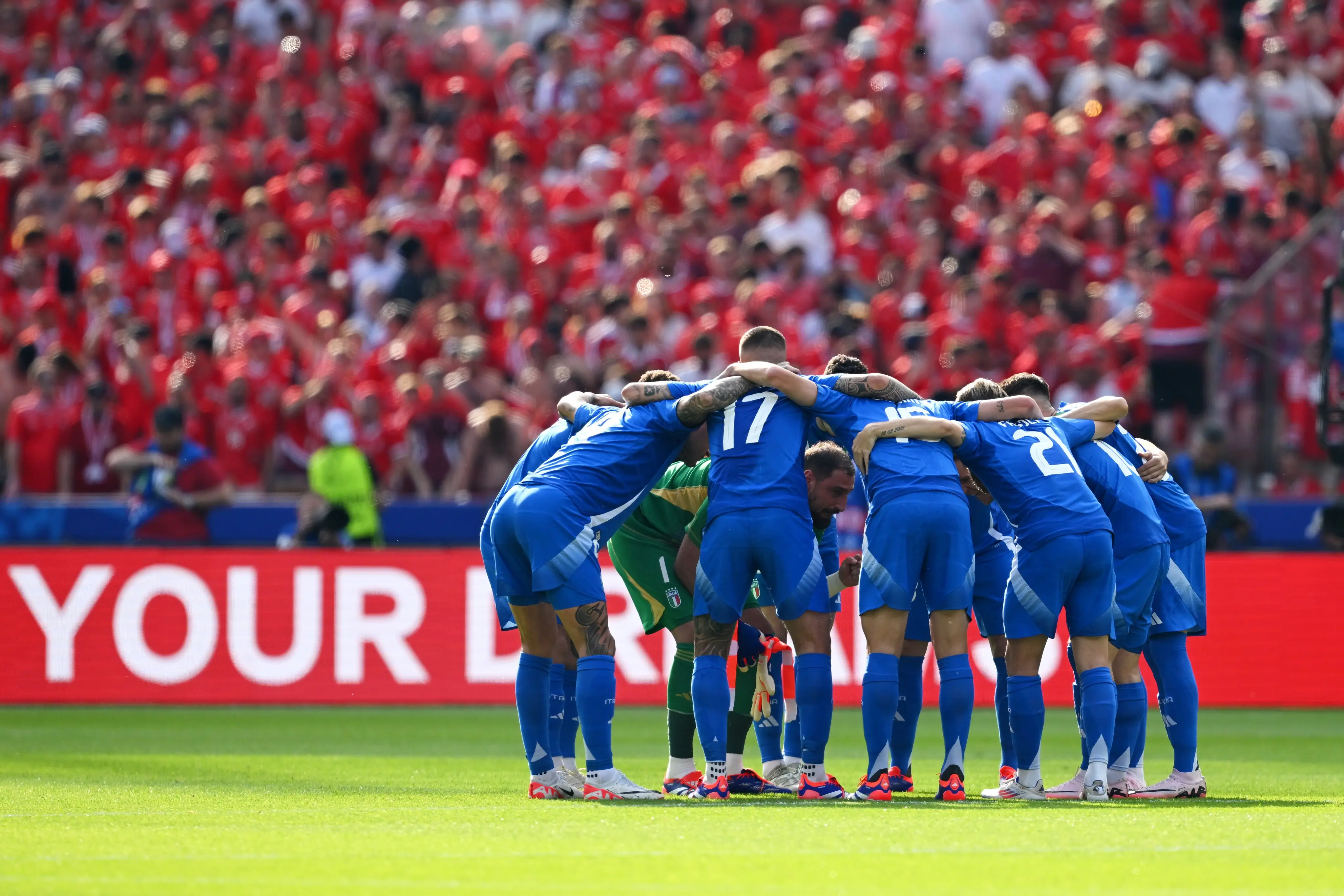 Timnas Italia tersingkir secara tragis di Euro 2024. (Foto: X Timnas Italia)