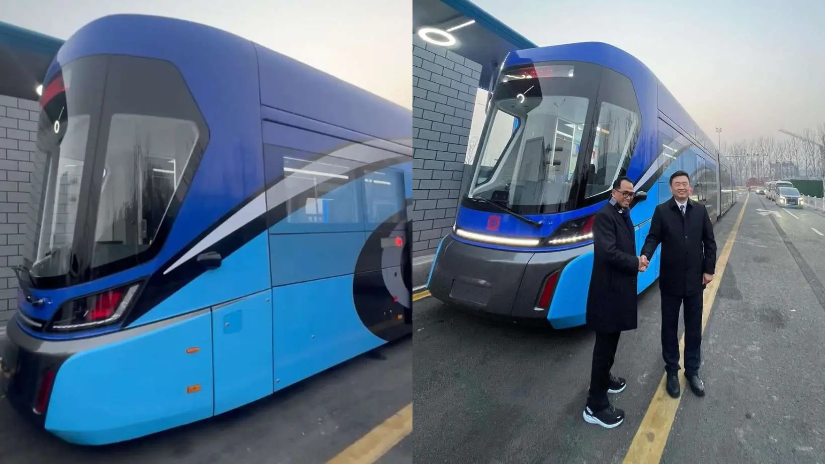 Autonomous Rail Transit atau Kereta Tanpa Rel (Foto: instagram.com/budikaryas)