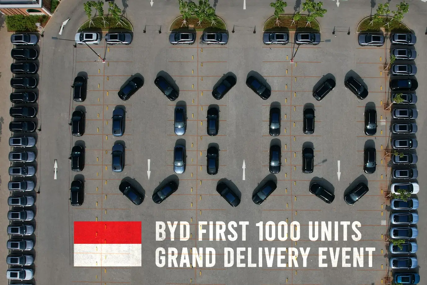 Akhirnya  BYD Serah Terima Simbolik 1000 Unit Pertama di Indonesia