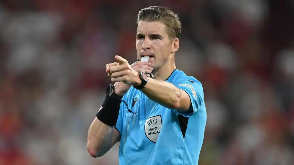 Francois Letexier akan menjadi wasit babak final Euro 2024. Foto UEFA.