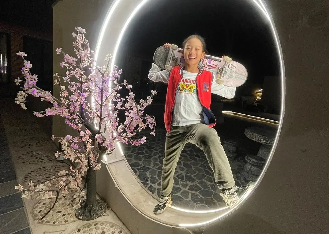 Zheng Haohao. (Foto: Instagram/lilibet_skate)