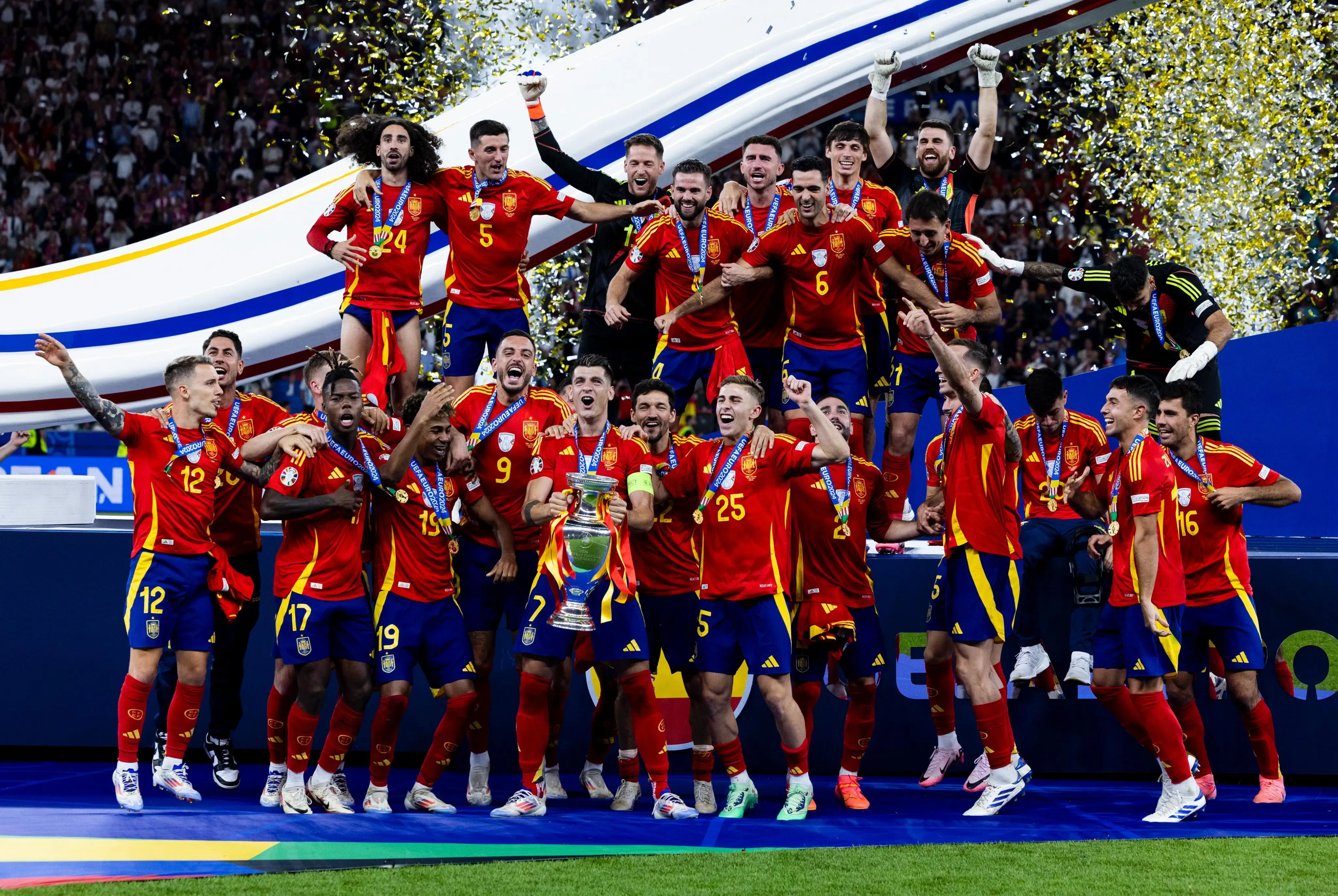 Timnas Spanyol juara Euro 2024. Foto X Timnas Spanyol.
