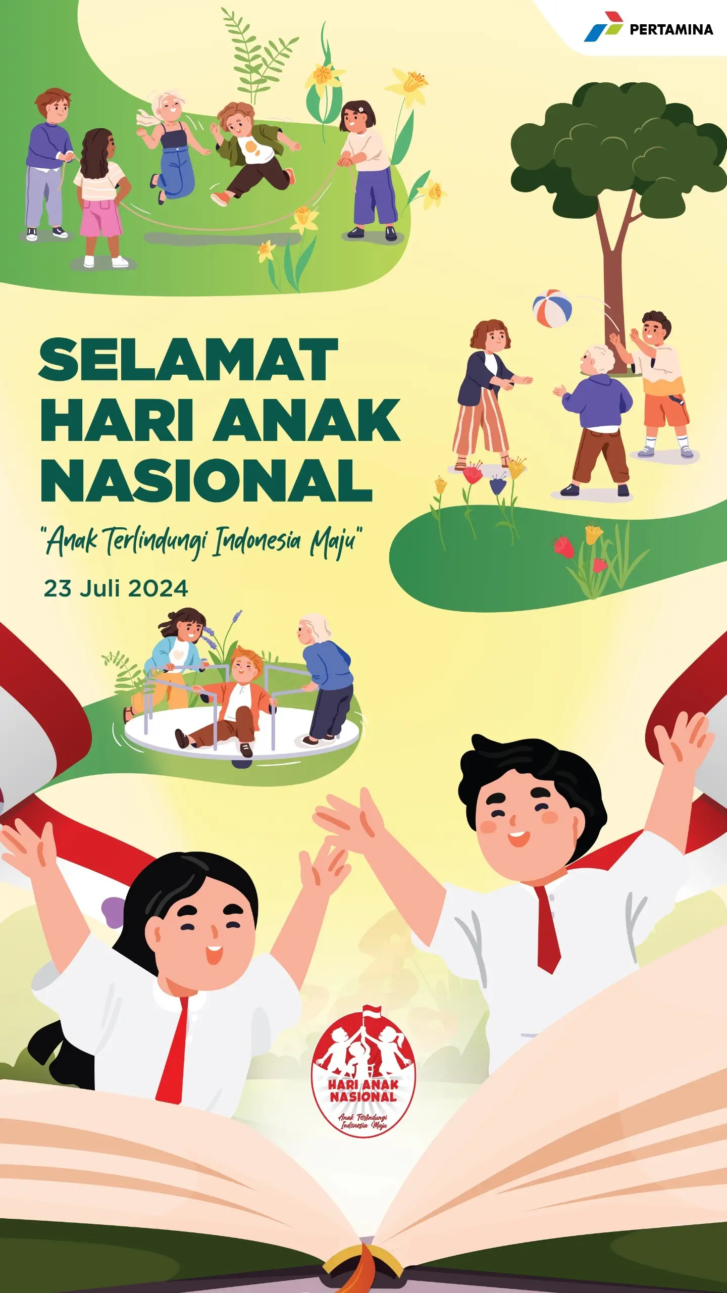 Peringati Hari Anak Nasional  Pertamina Ajak Anak Indonesia Peduli Keberlanjutan Sejak Dini
