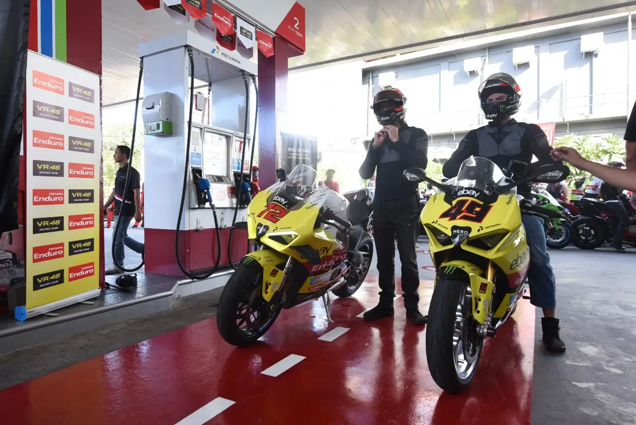 Pertama di Dunia  Pertamina Dukung Kesuksesan Meet and Greet dengan Para Pembalap VR46