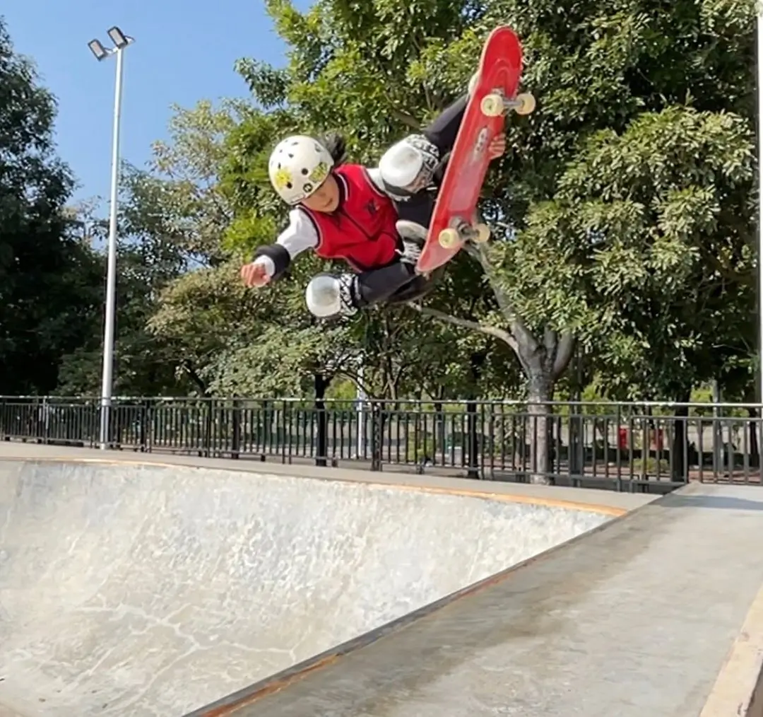 Zheng Haohao  Atlet Termuda di Olimpiade Paris 2024 dari Cabor Skateboard