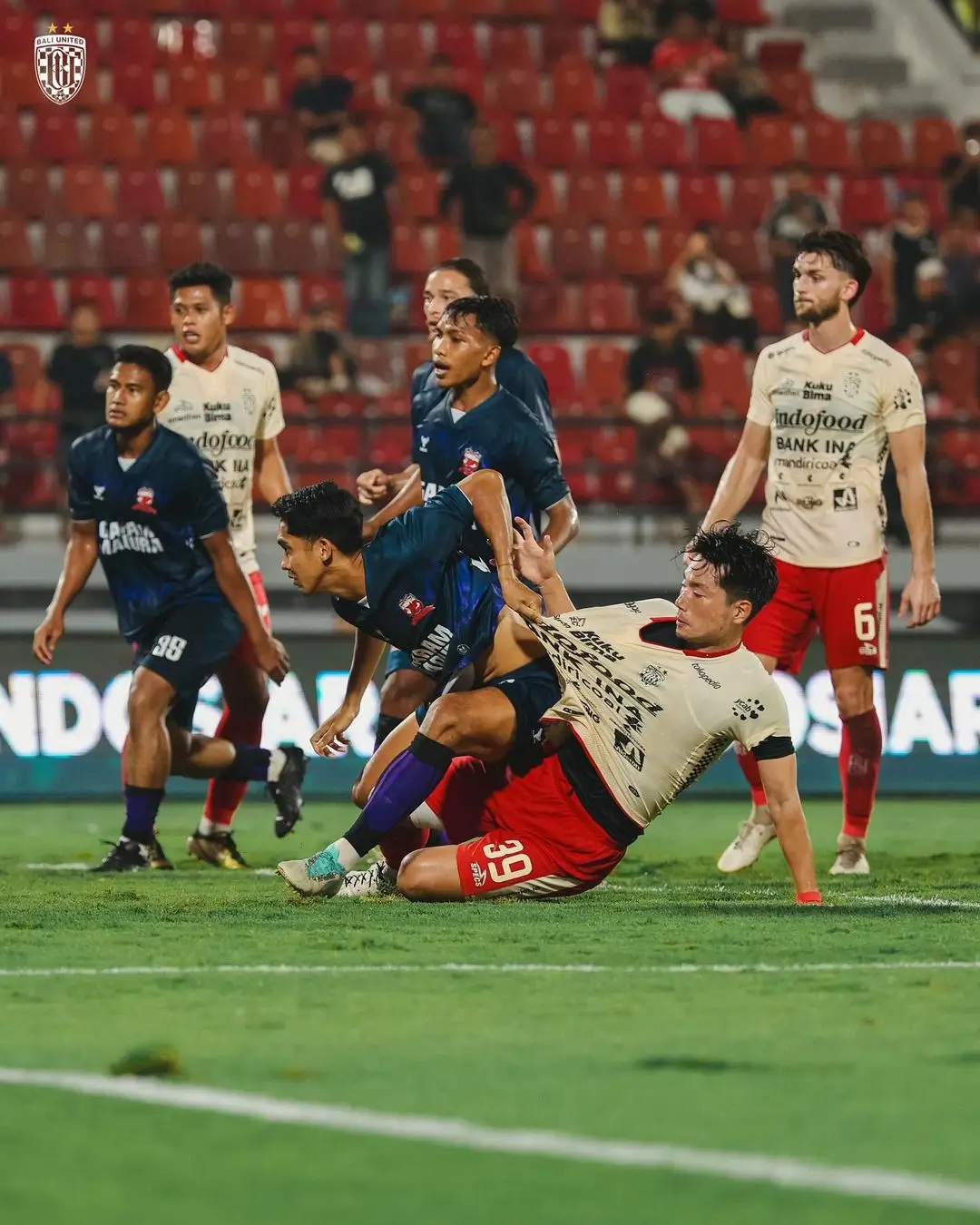 Drama VAR juga terjadi ketika Bali United melawan Madura United di Piala Presiden 2024. Foto Instagram Bali United.