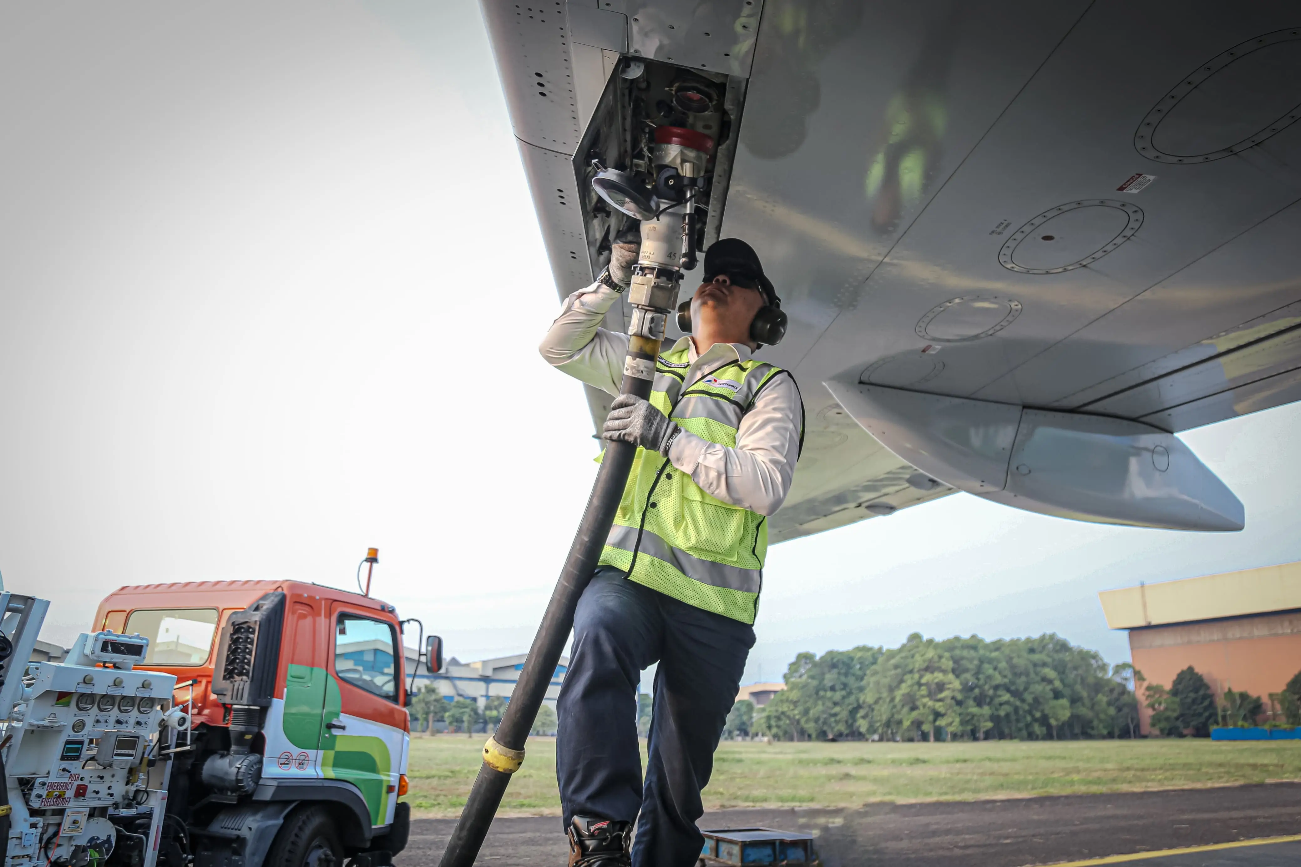 Pertamina salurkan 95 Ribu KL Avtur untuk penerbangan haji 2024. (Foto. Dok. PPN)