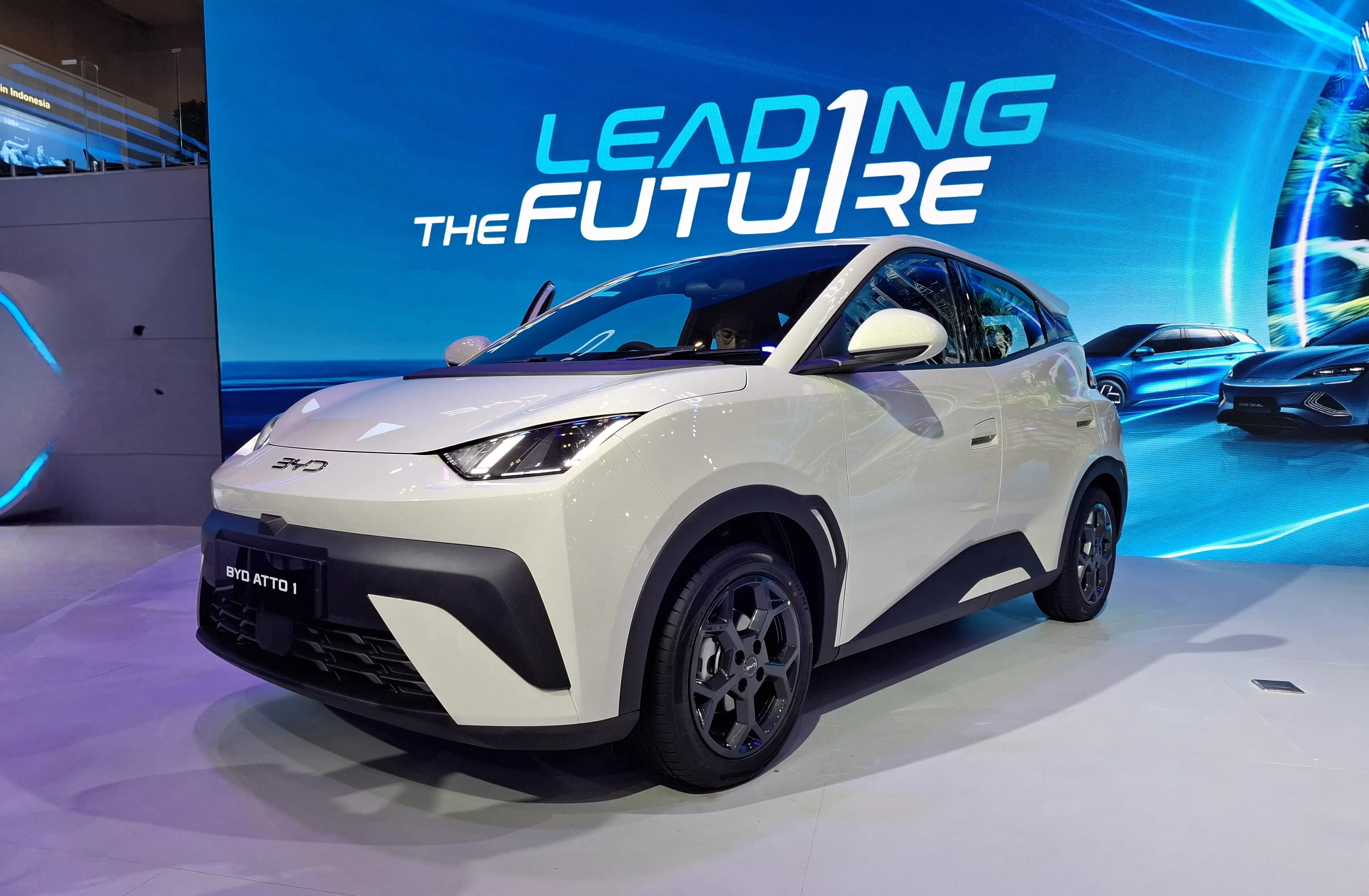 BYD Atto 1 di GIIAS 2025. (Foto: ThePhrase.id/Firda Ayu)