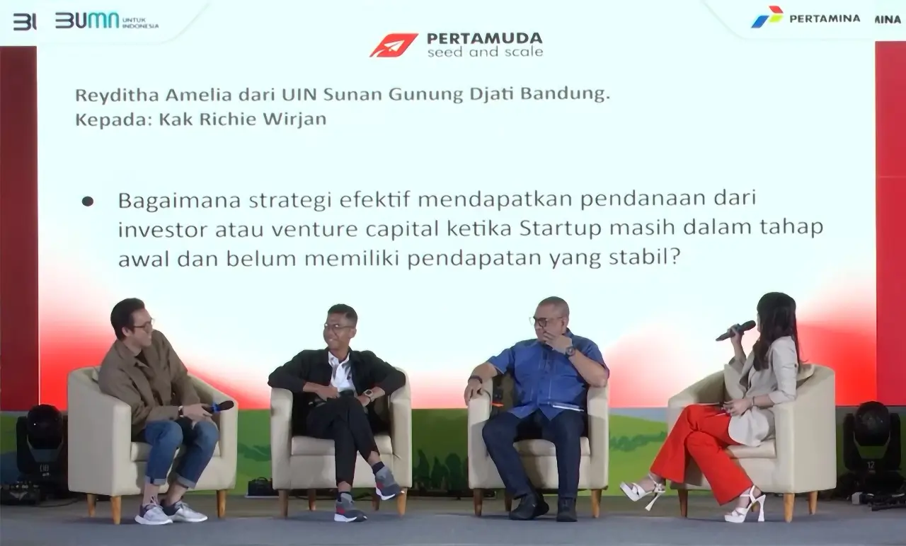 Suasana Pertamuda Workshop Series (PWS) pada Pertamuda Seed and Scale 2024 yang digelar secara hybrid. PWS 2025 akan digelar secara online via zoom yang bisa diikuti oleh mahasiswa seluruh Indonesia. (Foto: Dok. Pertamuda)
