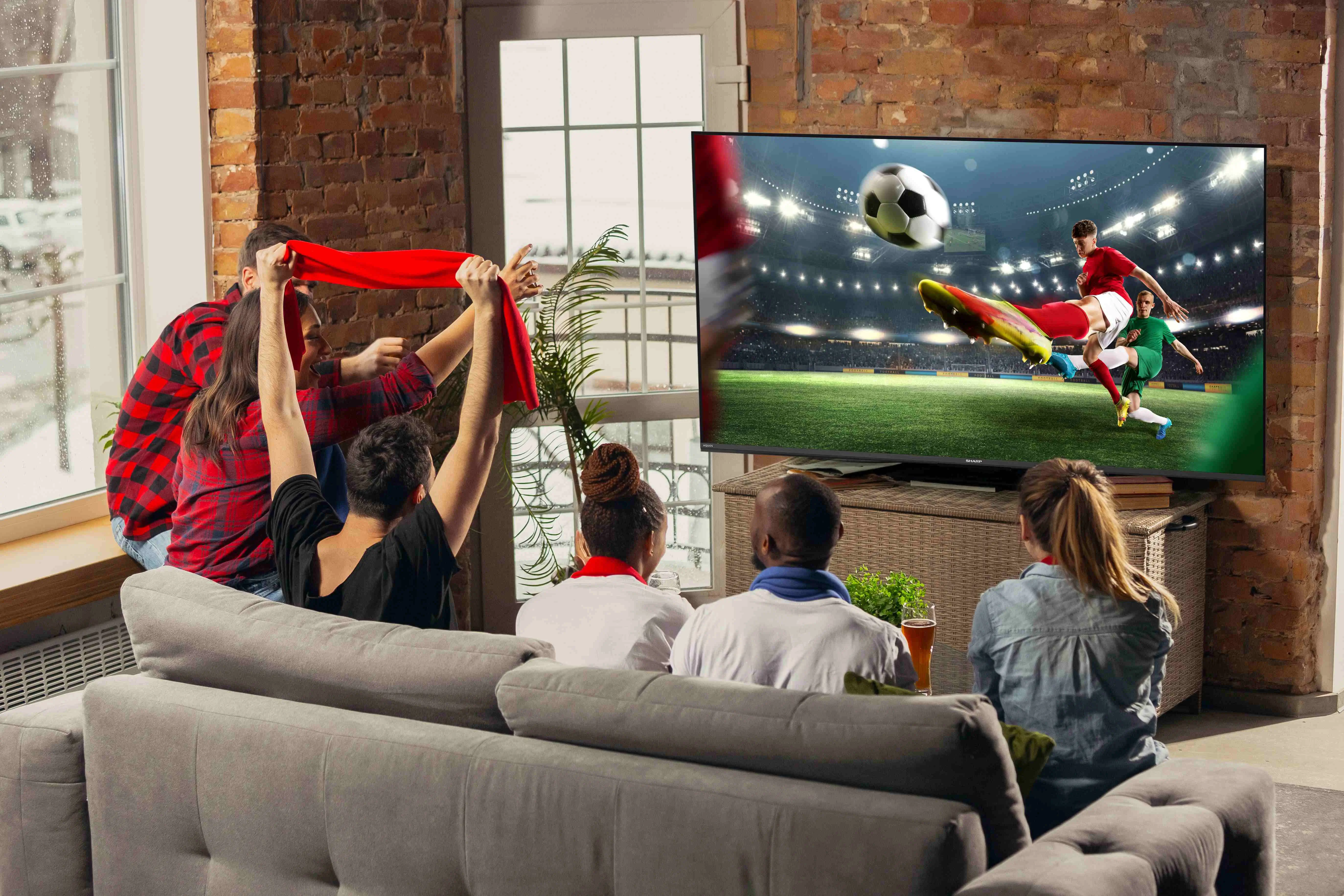 Foto: TV Sharp AQUOS QLED TV (dok. Sharp Indonesia)