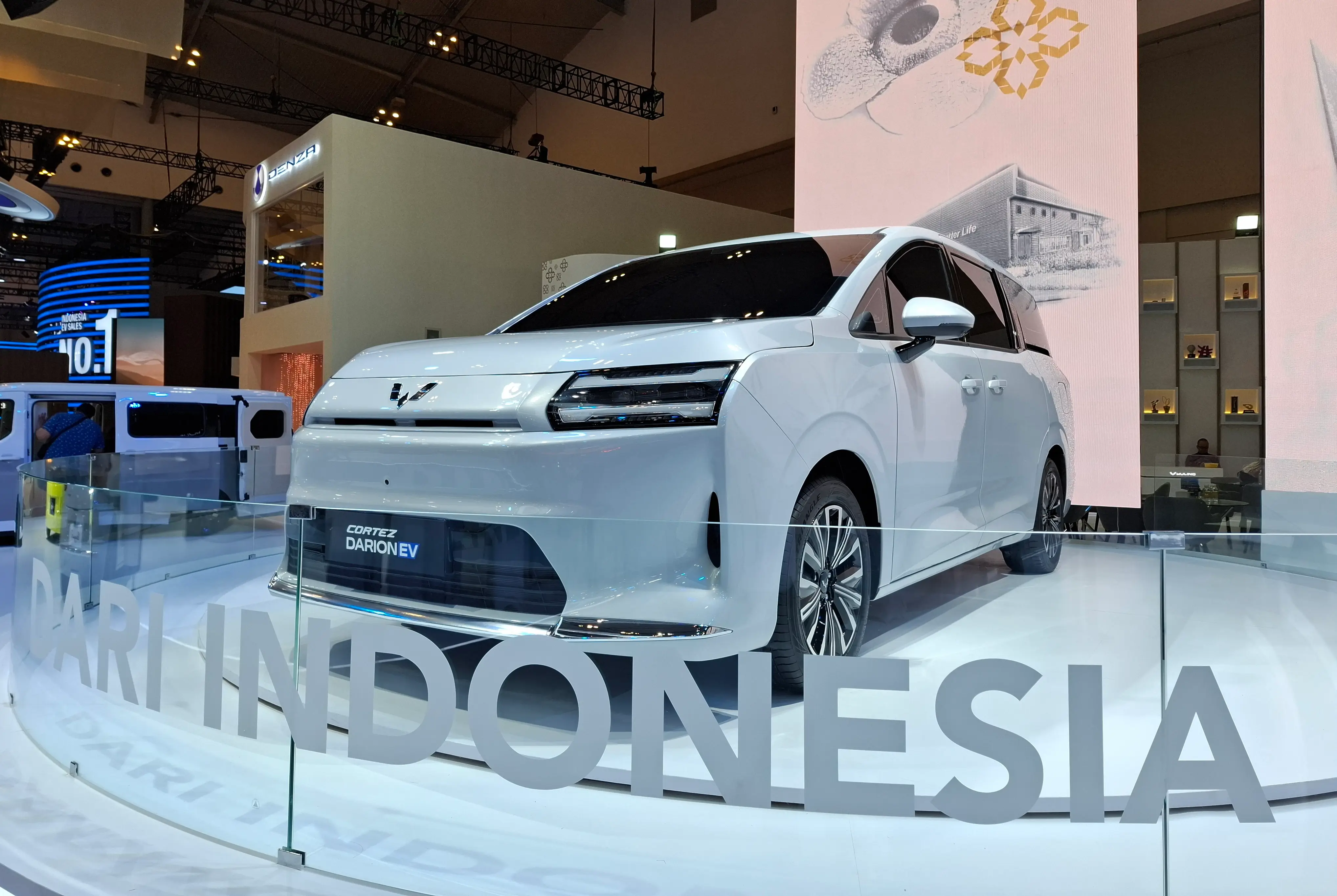 Wuling Cortez Darion EV di GIIAS 2025. (Foto: ThePhrase.id/Firda Ayu)