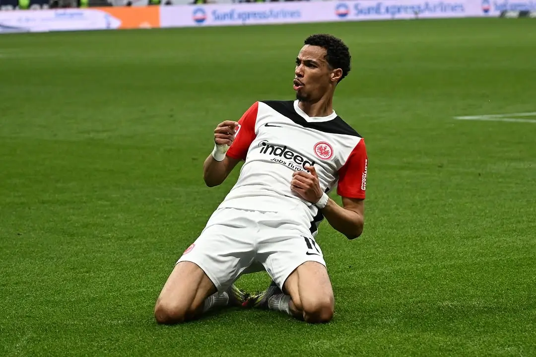 Bomber Eintracht Frankfurt, Hugo Ekitike, menjadi buruan Liverpool. Foto Instagram Hugo Ekitike.
