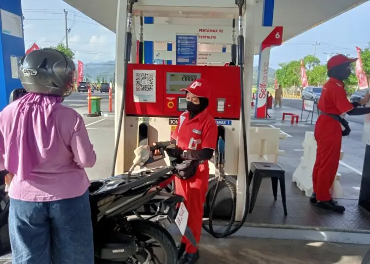 PT Pertamina Patra Niaga Jawa Bagian Tengah menjamin kualitas BBM dan layanan SPBU di Jogja selama musim mudik lebaran 2025. Dok. Aly Reza