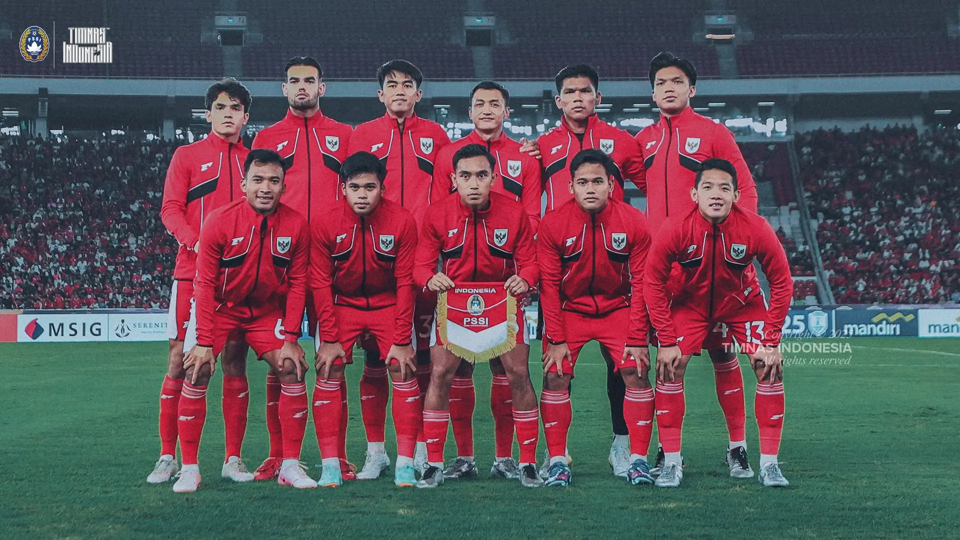 Timnas Indonesia U-23 terancam kehilangan Arkhan Fikri. Foto X Timnas Indonesia.