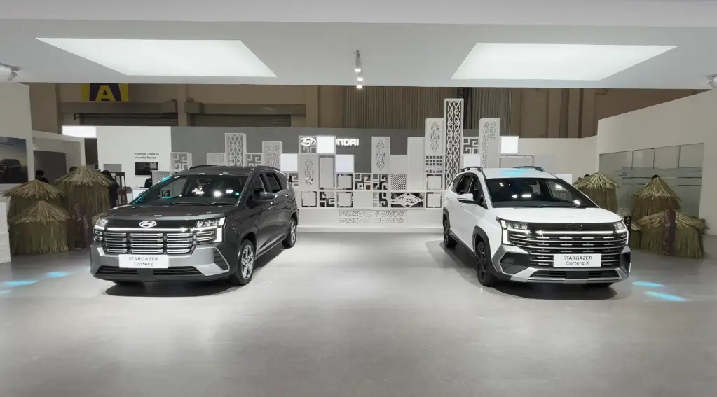 Hyundai Stargazer Cartenz dan Stargazer Cartenz X di GIIAS 2025. (Foto: Dok. ThePhrase.id)