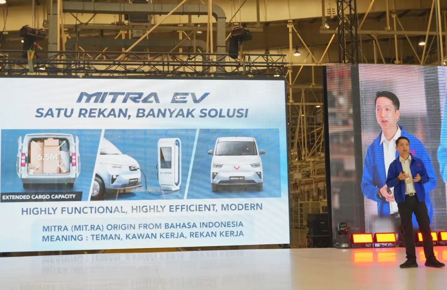Resmi Diperkenalkan  Mitra EV Jadi Mobil Listrik Komersial Pertama Wuling di Indonesia