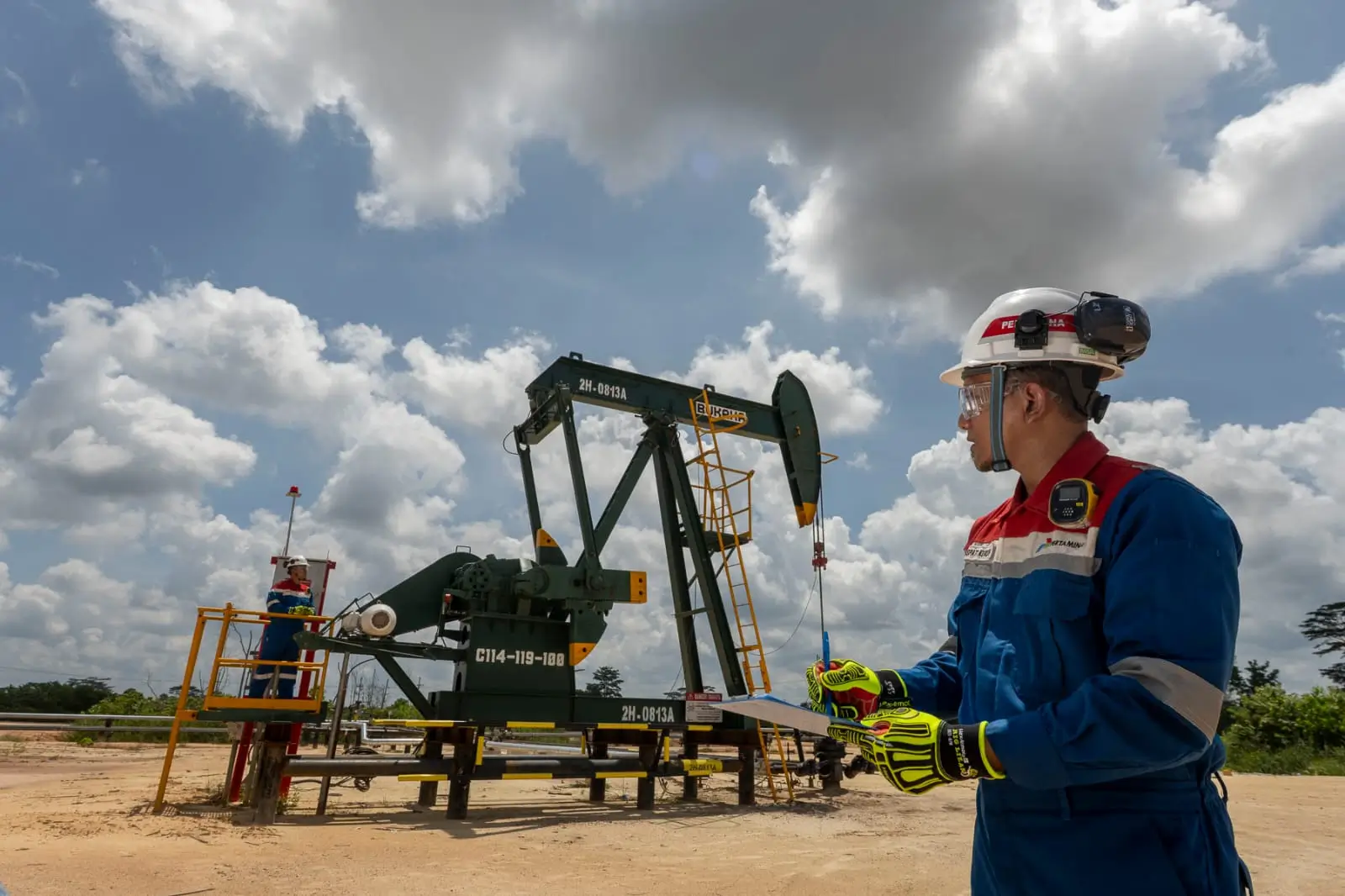 PHR berhasil melakukan pengeboran sumur infill Menggala South-21 di Wilayah Kerja (WK) Rokan dengan potensi produksi 2.035 barel minyak per hari (BOPD). Foto. Dok. PHR