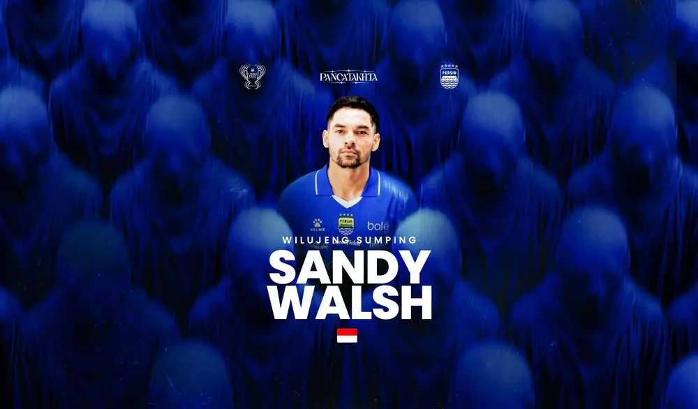 Persib Bandung mengamankan Sandy Walsh selama tiga tahun. Foto Persib Bandung.