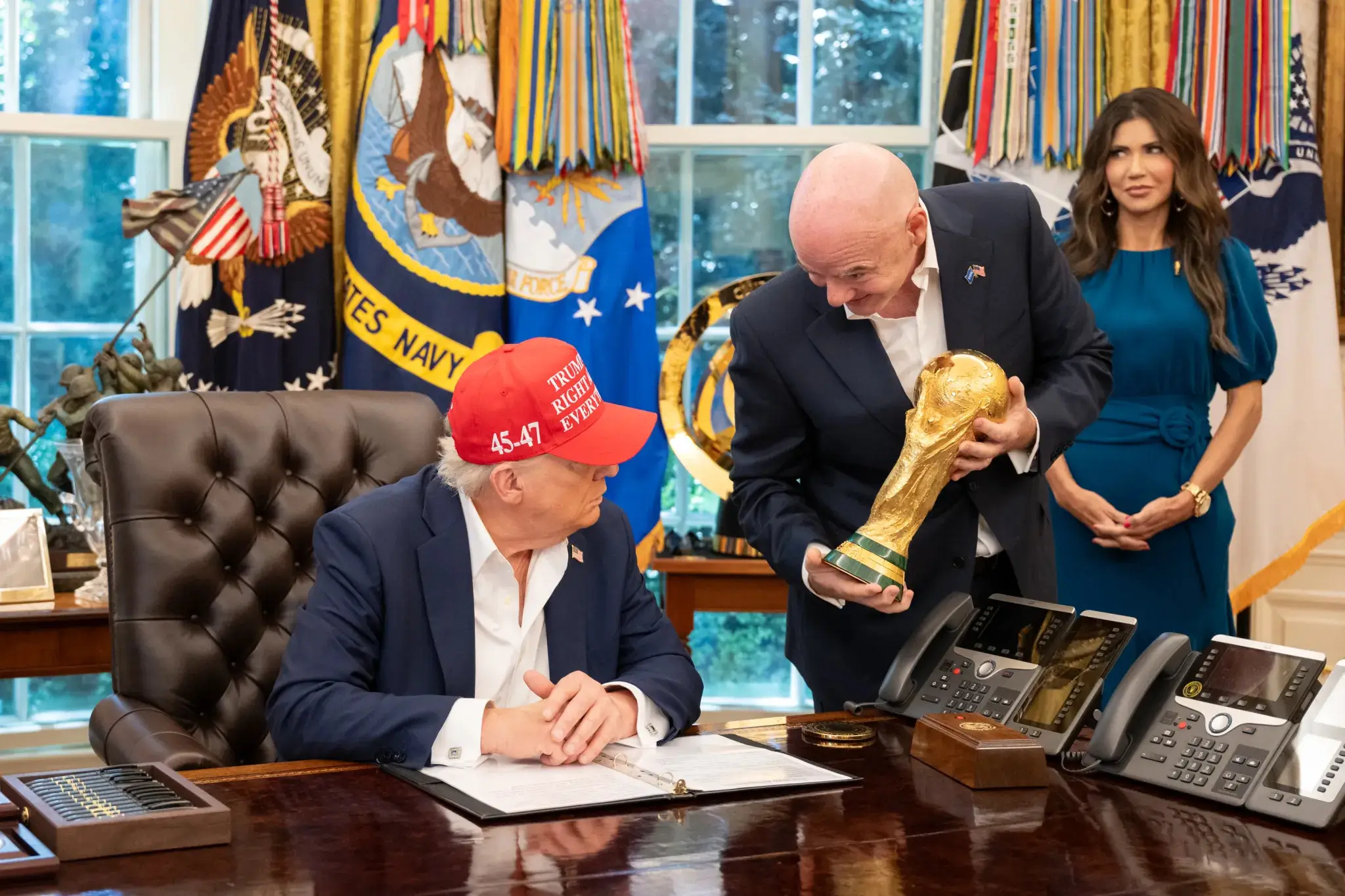 Parlemen Eropa mulai menghimpun dukungan untuk menyelidiki Presiden FIFA, Gianni Infantino. (Foto: The White Houses)