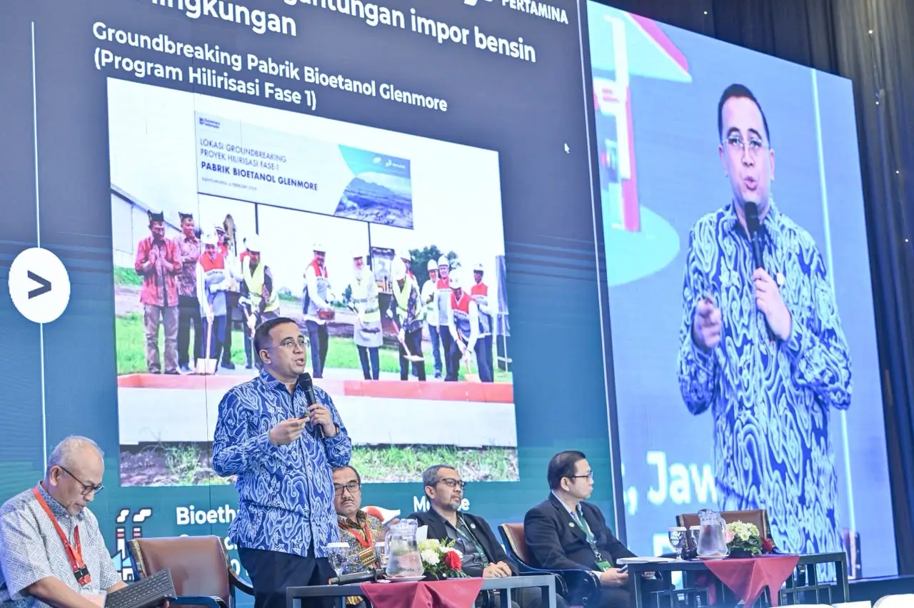 Foto: Wakil Direktur Utama Pertamina, Oki Muraza, dalam forum Pekan Riset Sawit Indonesia 2026 (dok. Pertamina)
