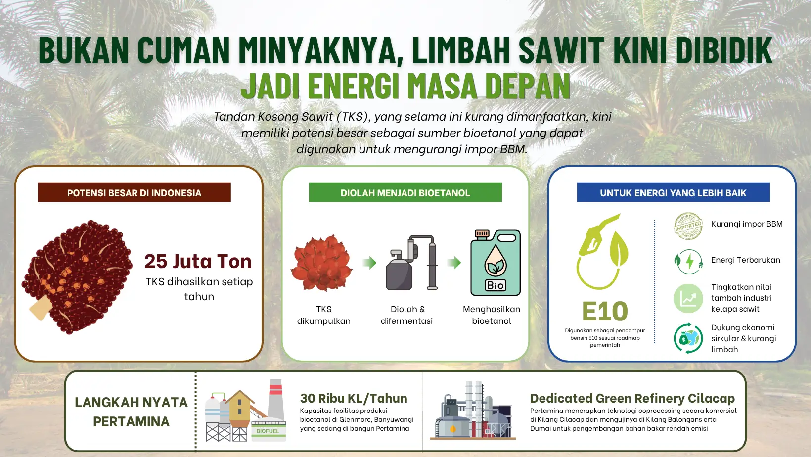 Bukan Cuma Minyaknya Limbah Sawit Kini Dibidik Jadi Energi Masa Depan