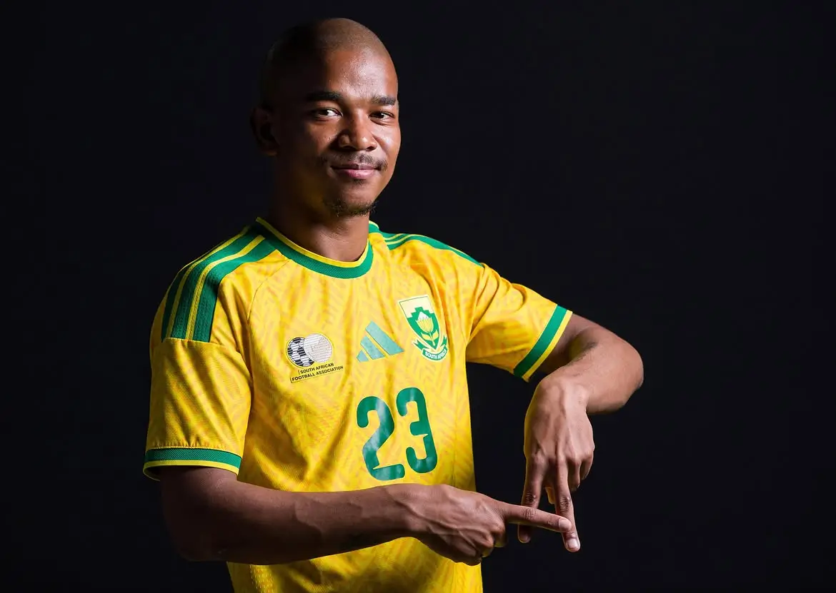 Gelandang Mamelodi Sundowns sekaligus Timnas Afrika Selatan, Jayden Adams, meninggal dunia pada usia 25 tahun hanya beberapa pekan setelah bermain di Piala Dunia 2026. Foto Instagram Jayden Adams.