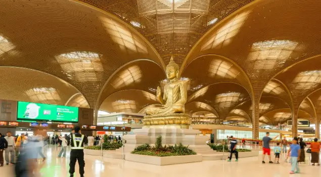 Bandara Internasional Techo, Kamboja. (Foto: Instagram/techo_international_airport)