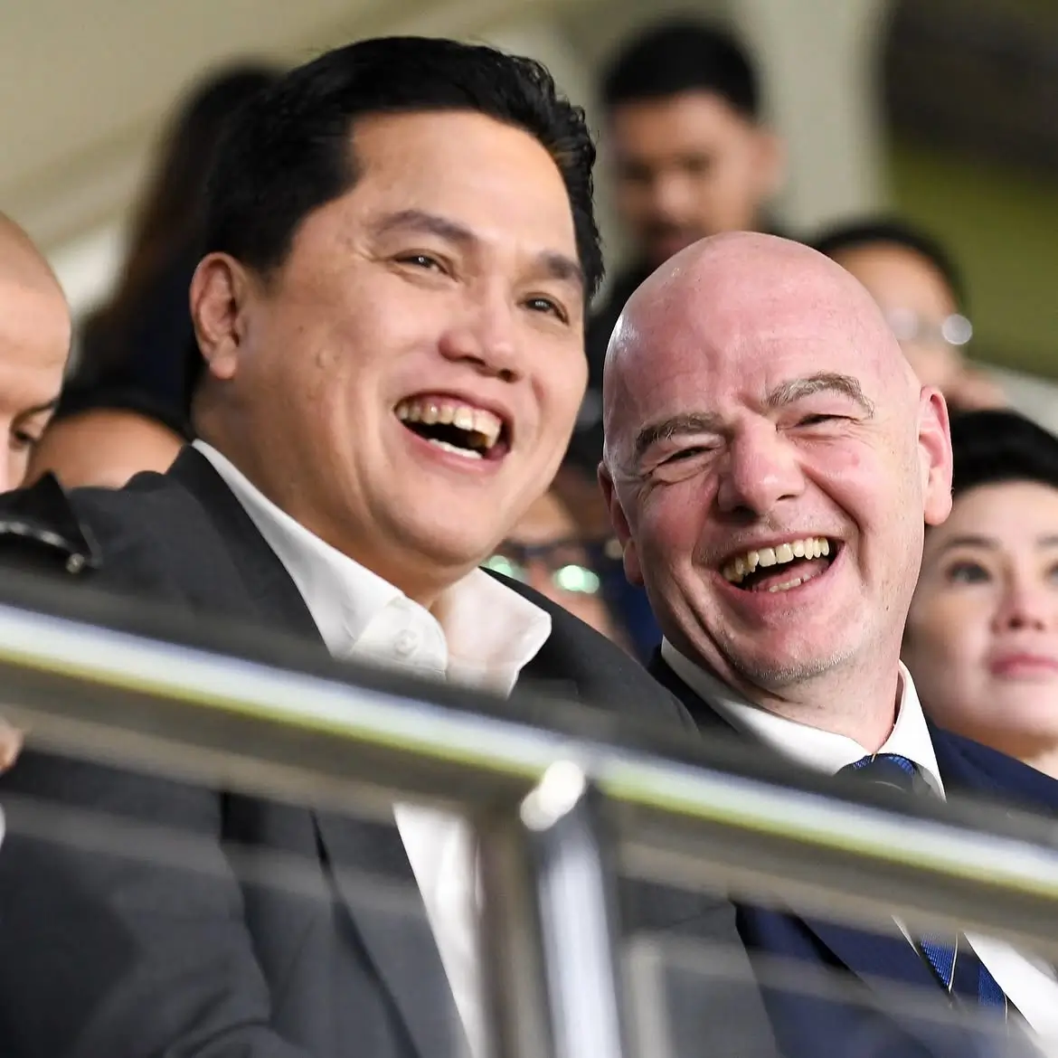 Ketua Umum PSSI, Erick Thohir, menyatakan dukungannya terhadap rencana Presiden FIFA, Gianni Infantino, untuk menjual sebagian hak komersial Piala Dunia. Foto Instagram Gianni Infantino.