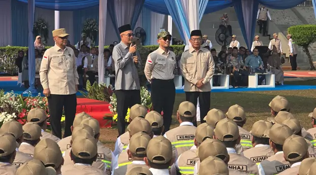 Kenaiakan biaya haji 2027 menjadi pembahasan pada Rakernas Evaluasi Haji 2026 di Asrama Haji Kelas I Jakarta (Foto: Kementerian Haji RI)