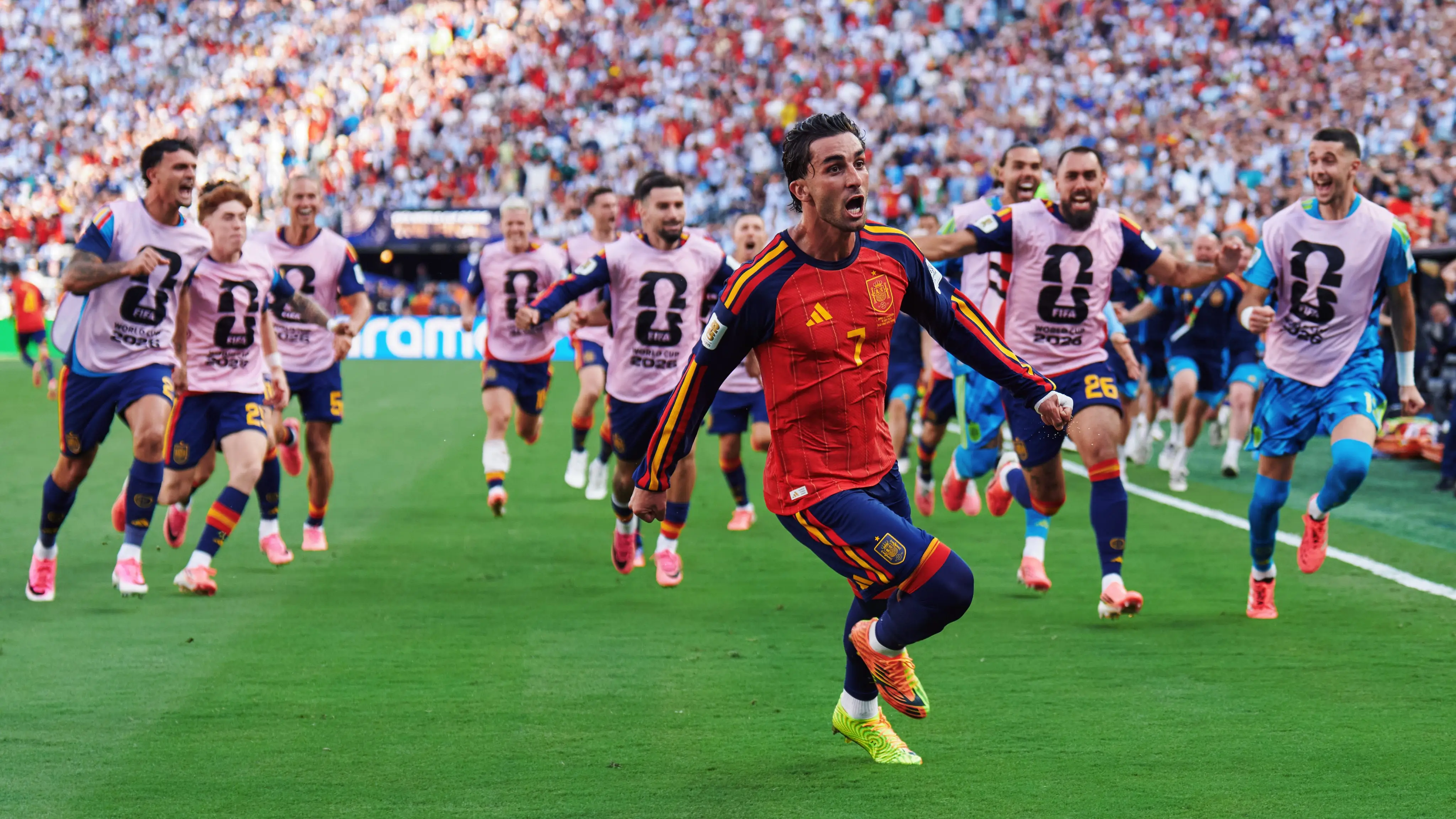 Ferran Torres menjadi pahlawan Timnas Spanyol. Foto X Timnas Spanyol.