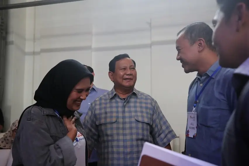 Ketua Umum Partai Gerindra Prabowo Subianto (tengah). (Foto: Instagram/prabowo)
