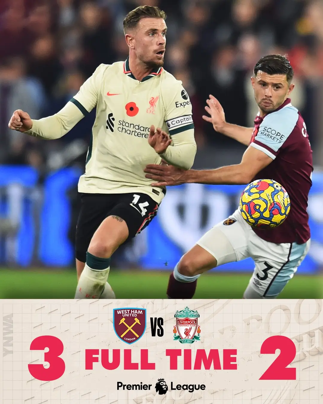  WHU vs LFC - Foto Premier League