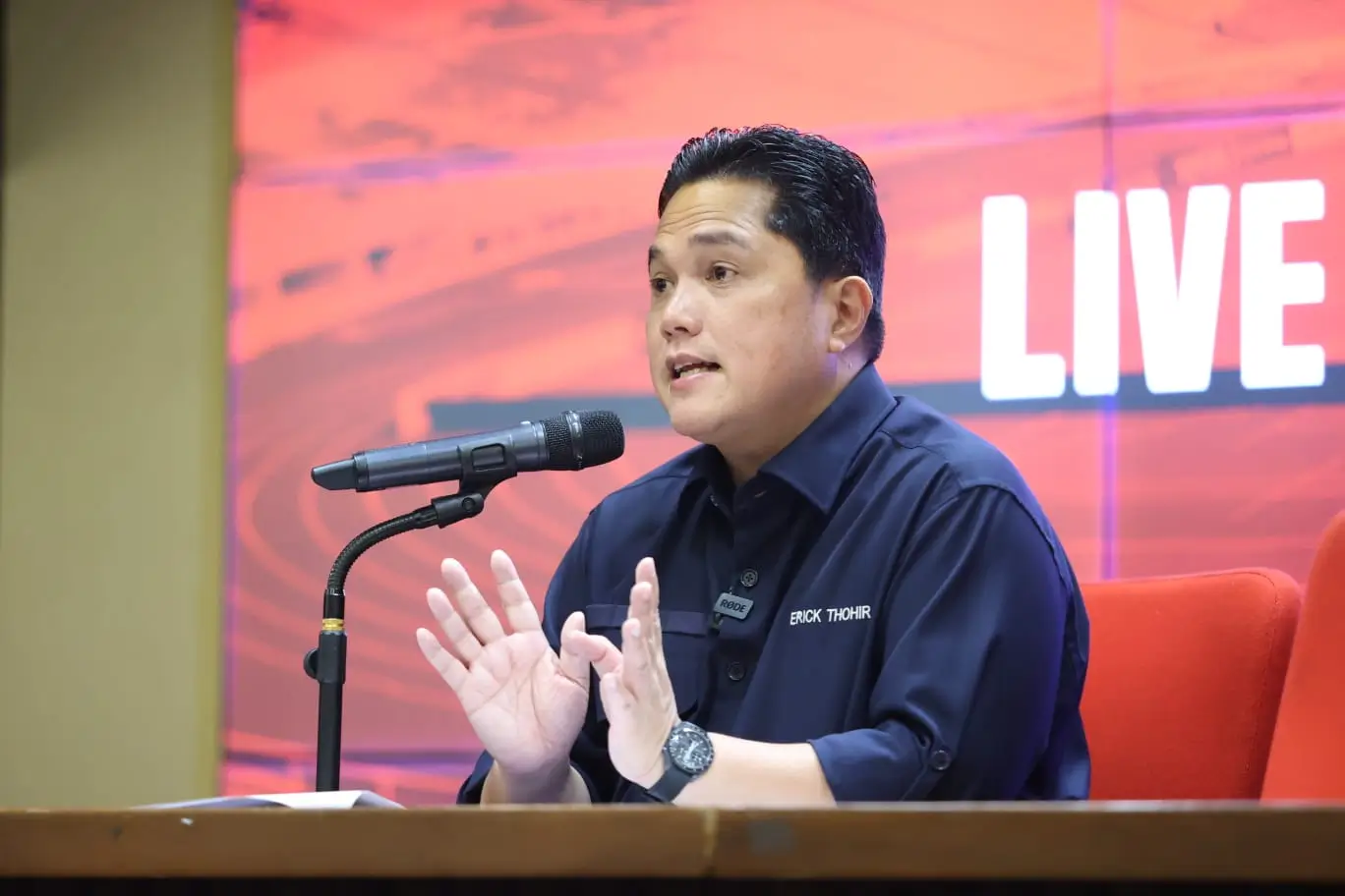Ketua Umum PSSI, erick Thohir. Foto: PSSI